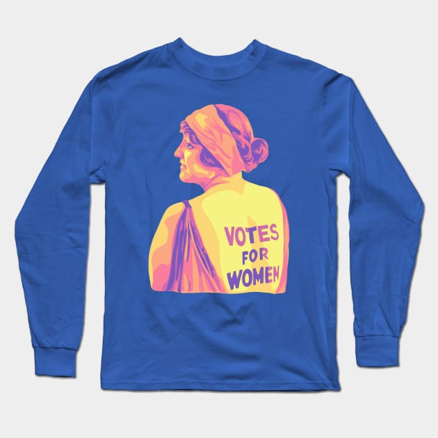 Votes For Women Long Sleeve T-Shirt by Slightly Unhinged